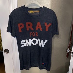 Aviator pray for snow tee